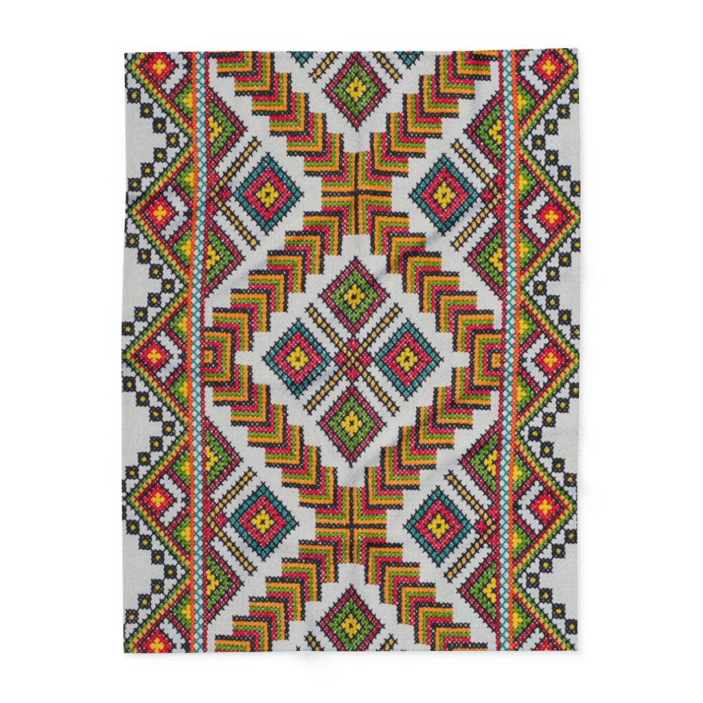 arctic fleece blanket “Ukrainian embroidery”