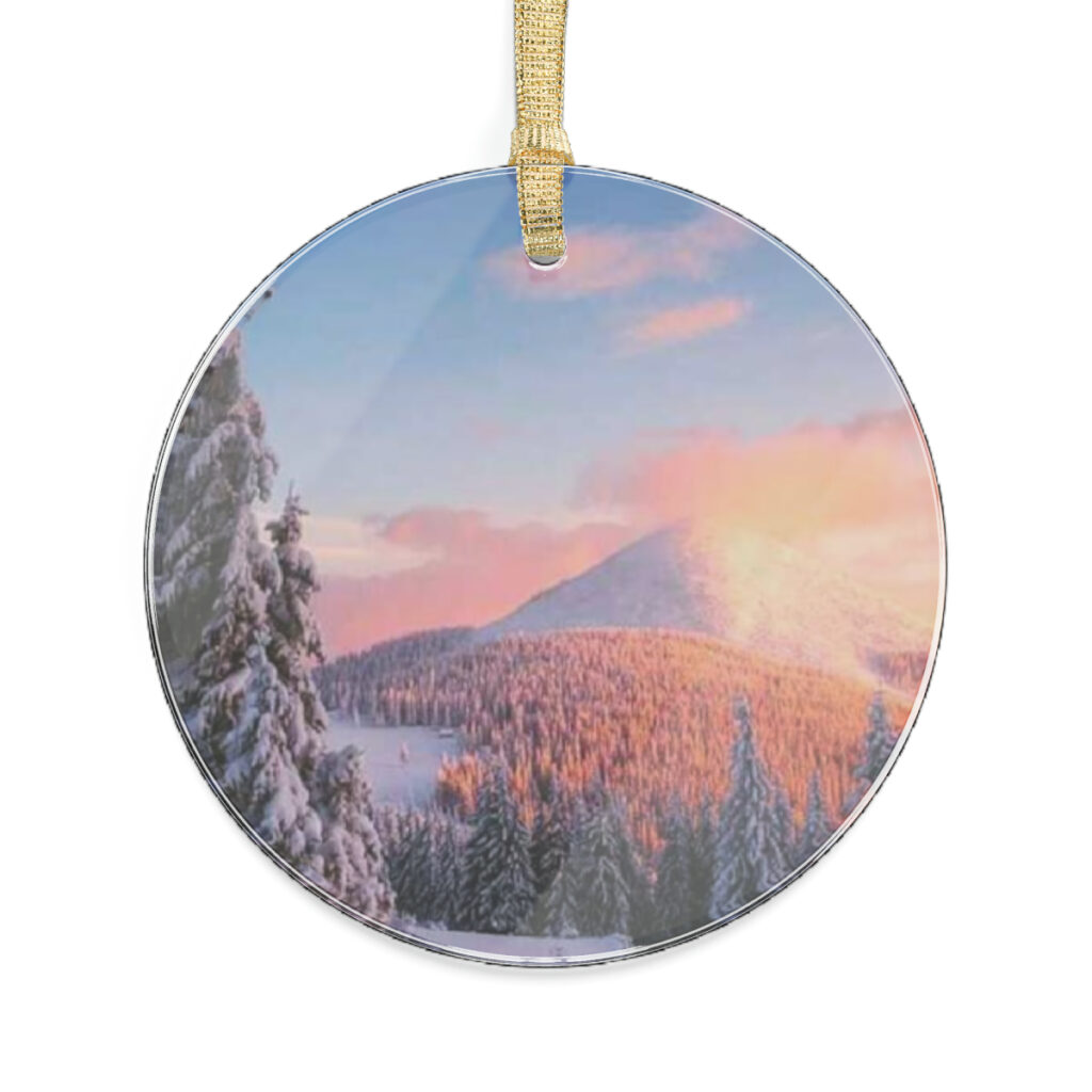 acrylic ornaments “Peak of the Ukrainian Carpathians”