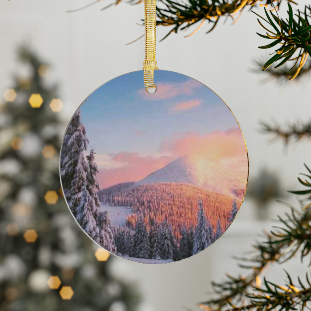 acrylic ornaments “Peak of the Ukrainian Carpathians”