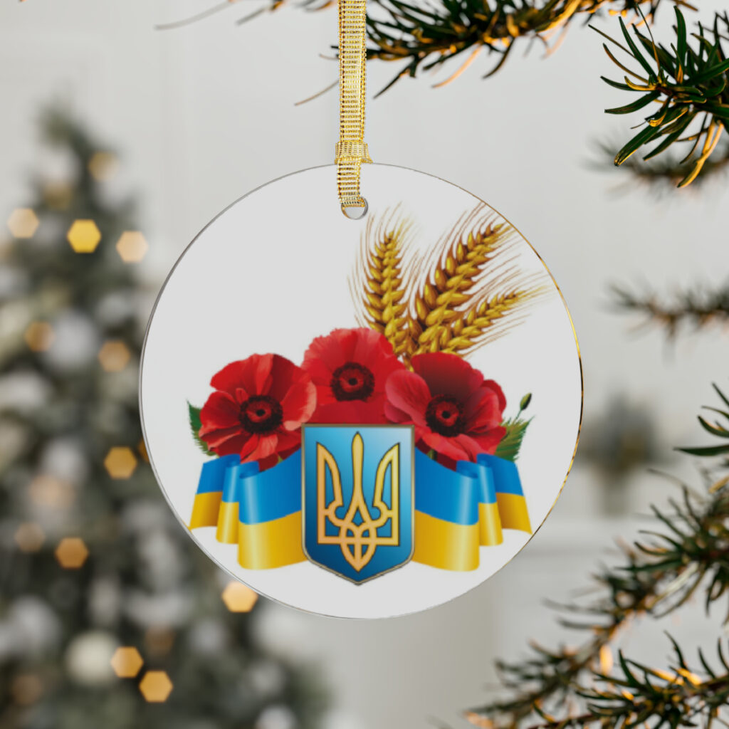 acrylic ornaments “Ukrainian Symbolism”