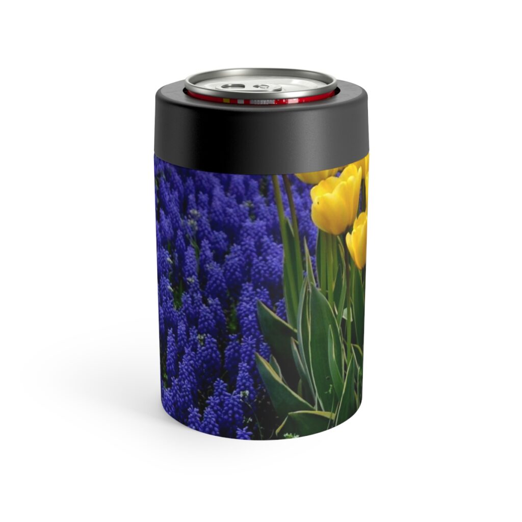 can holder “Blue-yellow tulips”