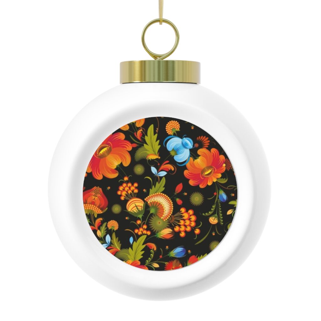 christmas ball ornament “Ukrainian art”