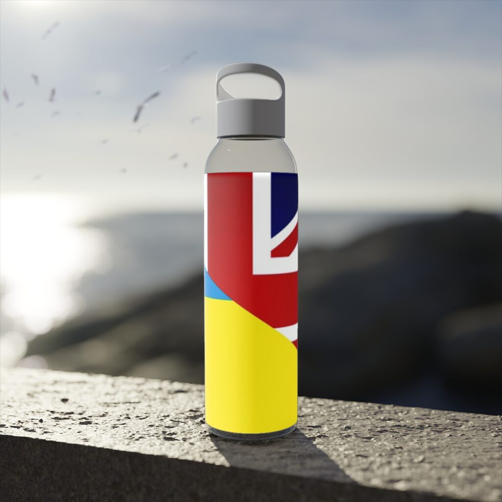 sky water bottle “Ukraine and England”