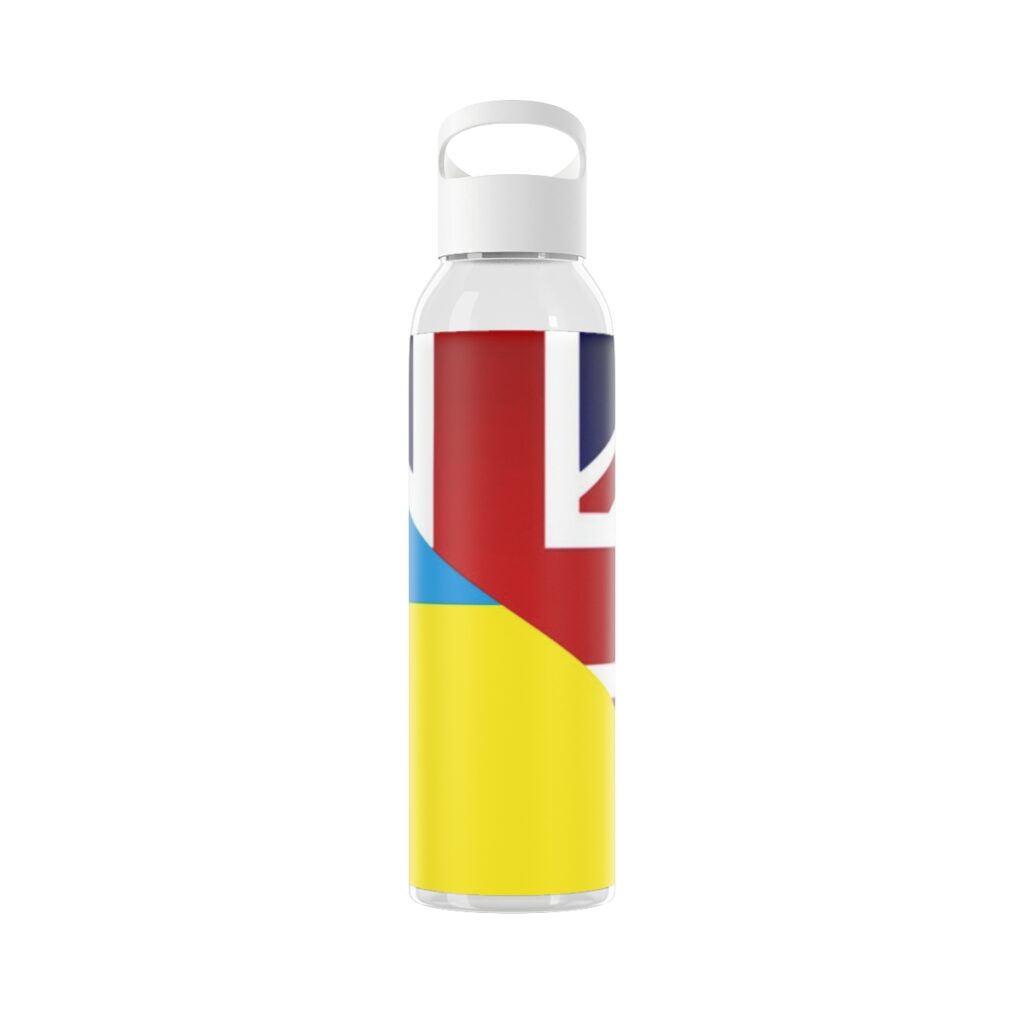 sky water bottle “Ukraine and England”