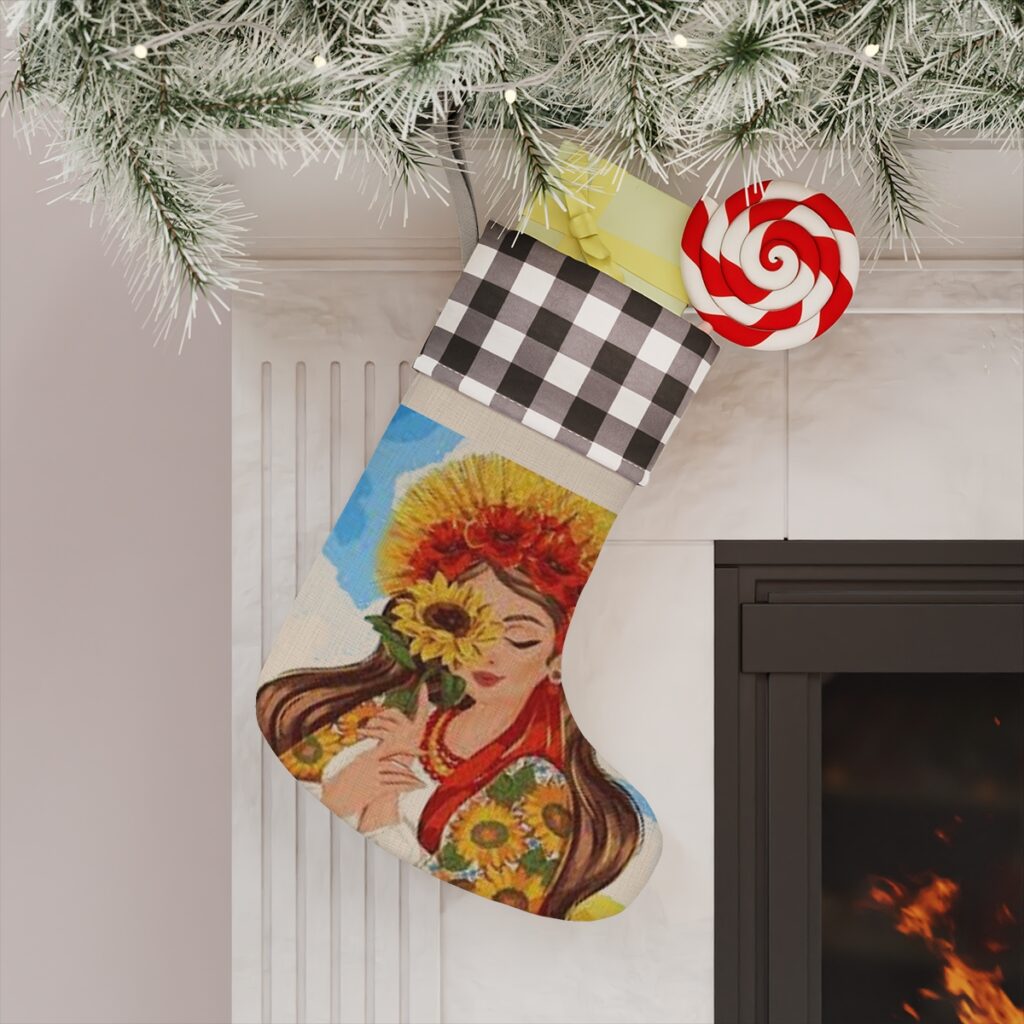 christmas stocking “Ukrainian woman”