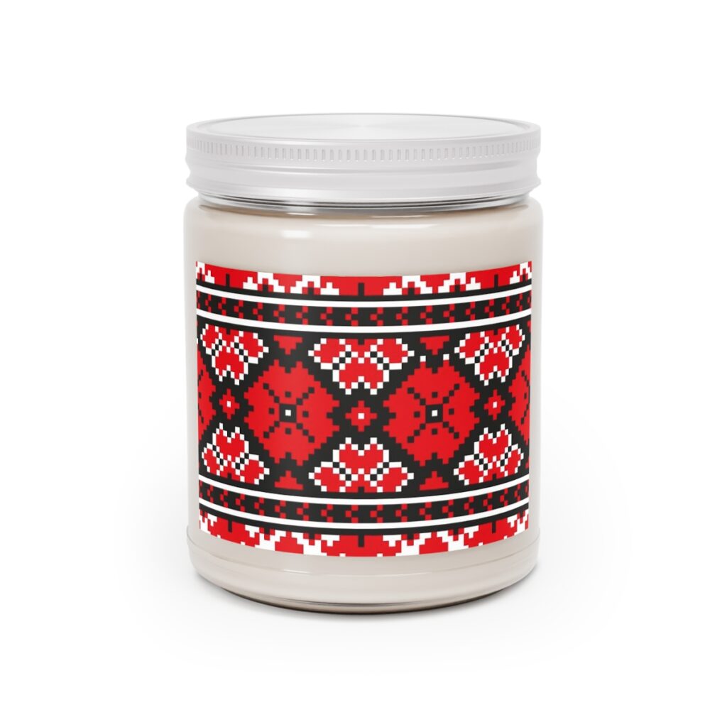 scented candles “Ukrainian embroidery”