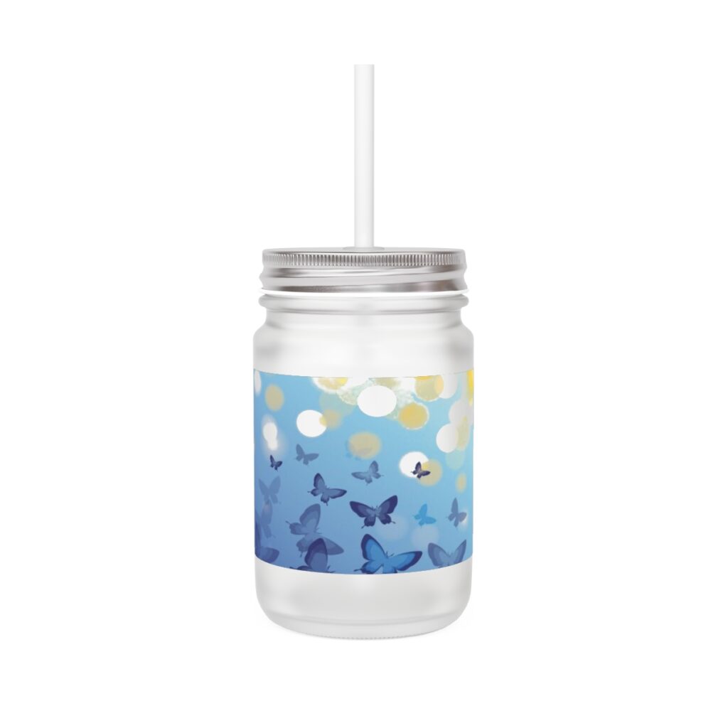 mason jar “Butterflies”