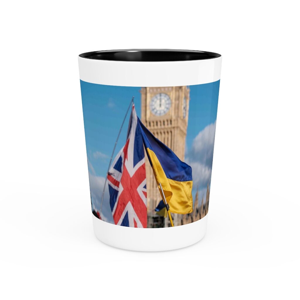 shot glass “Ukraine and England”