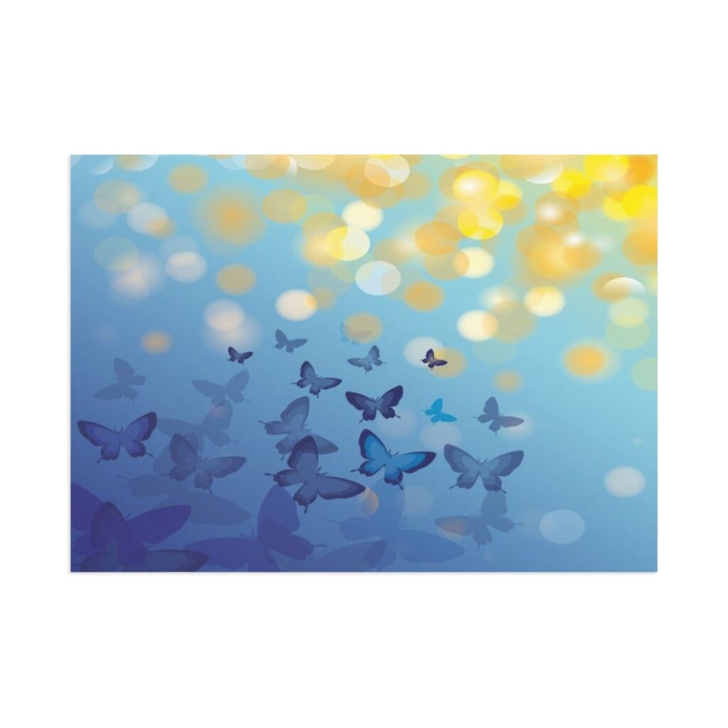 fine art postcards “Butterflies”