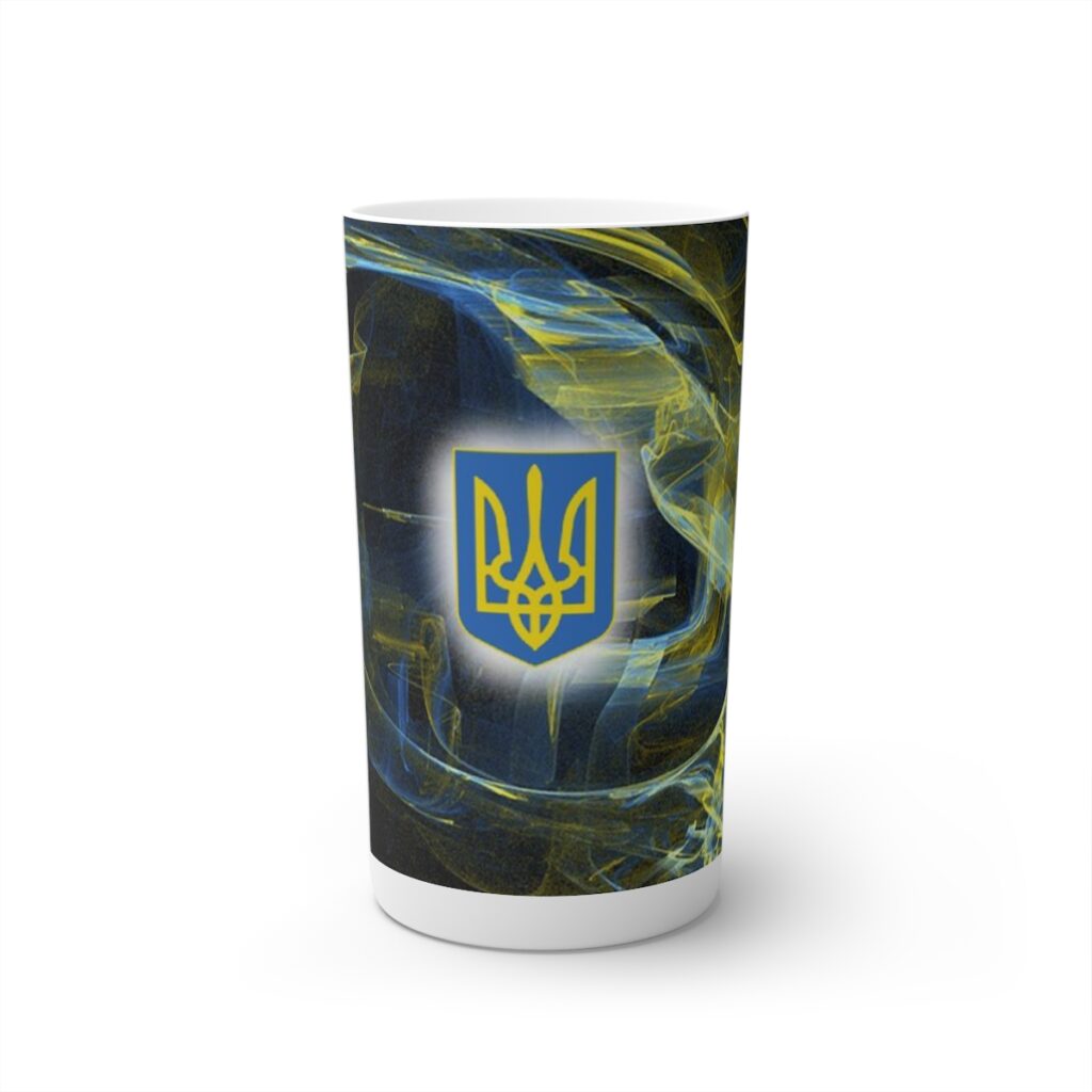 conical coffee mugs “Ukrainian Coat of Arms”