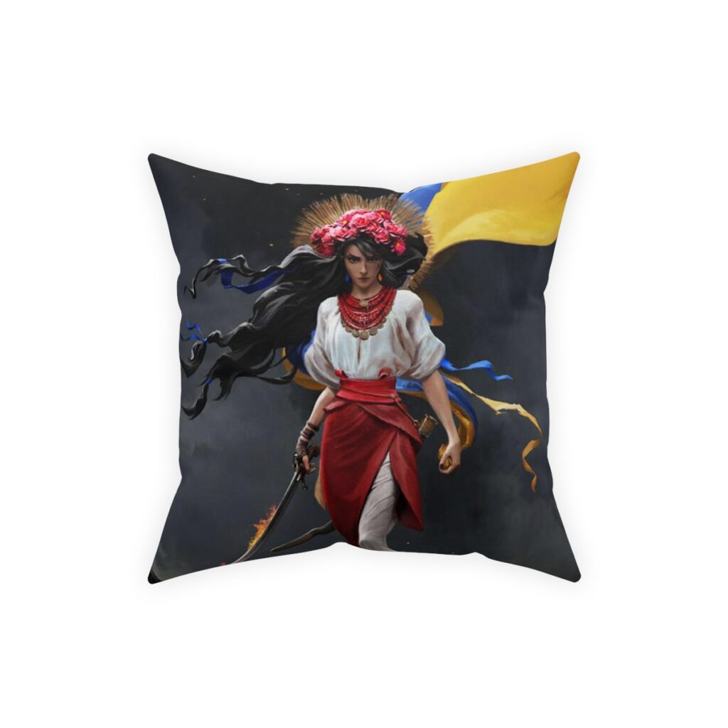 broadcloth pillow “Warrior Girl”