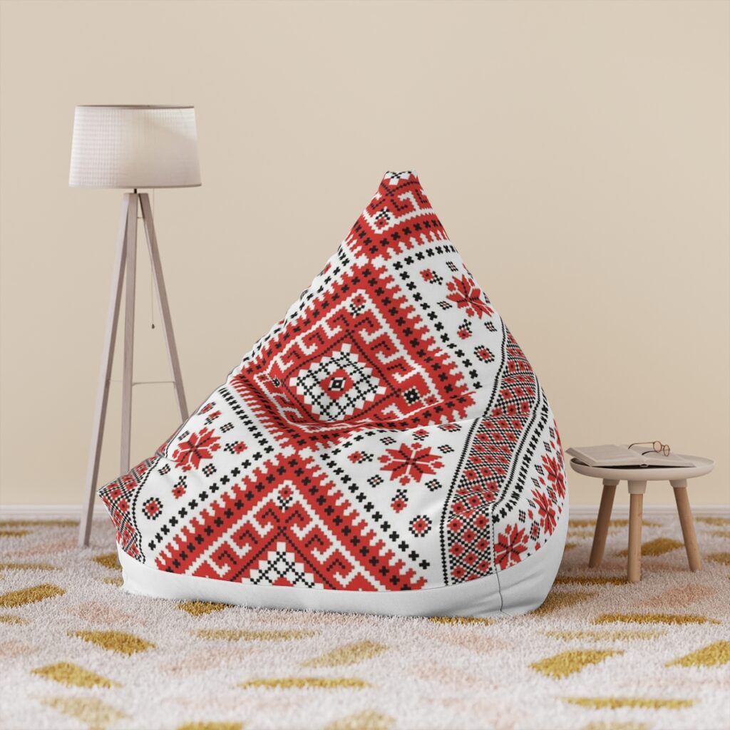 bean bag chair cover “Ukrainian embroidery”