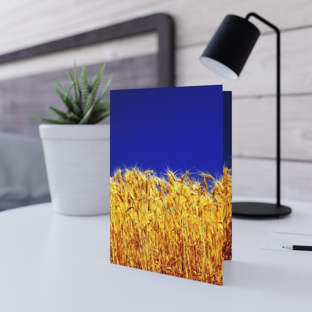 greeting cards “Ukrainian wheat”