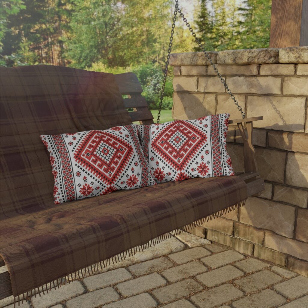 outdoor pillows “Ukrainian embroidery”