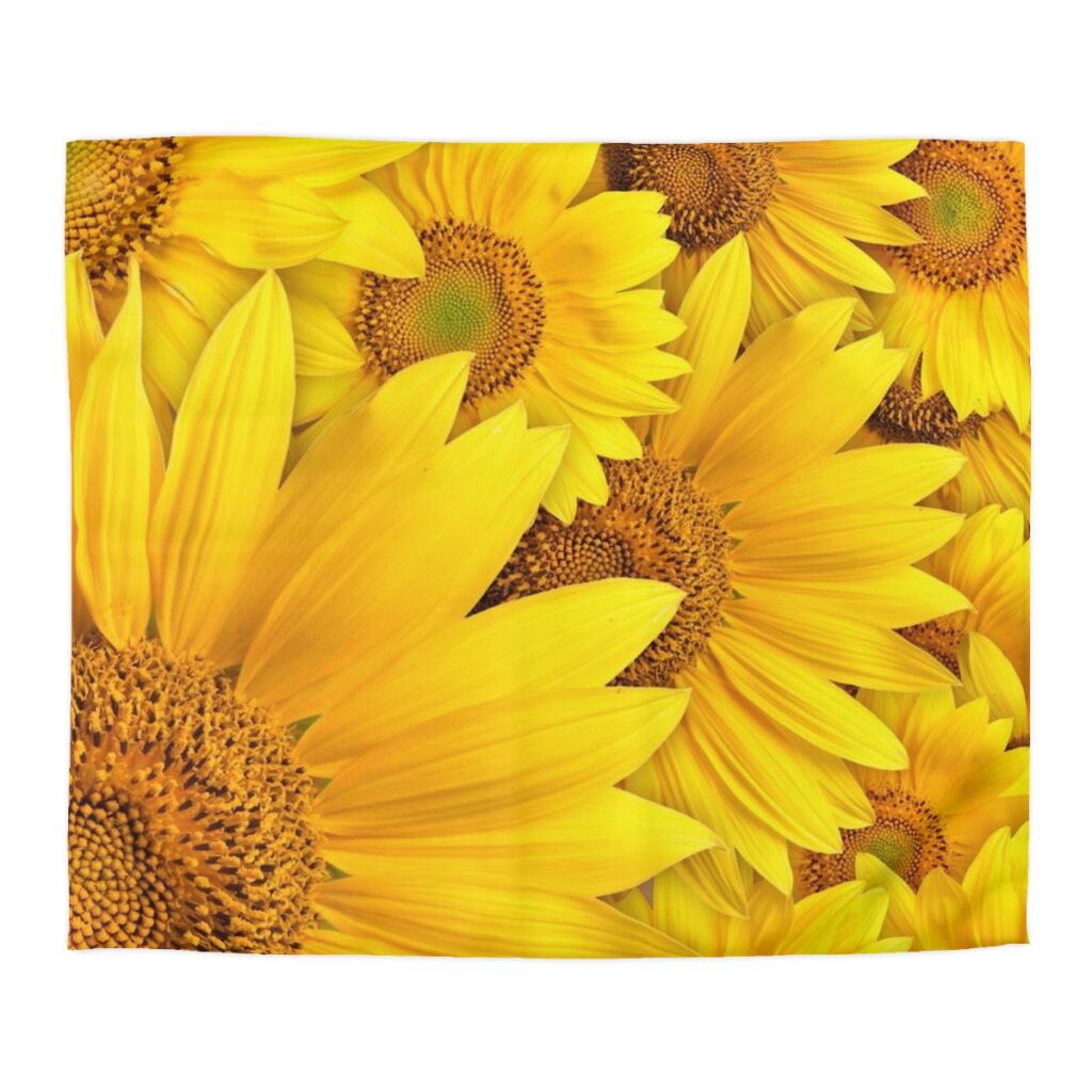 microfiber duvet cover “Ukrainian daisies”