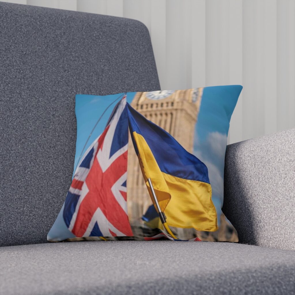 cushion “Ukraine and England”