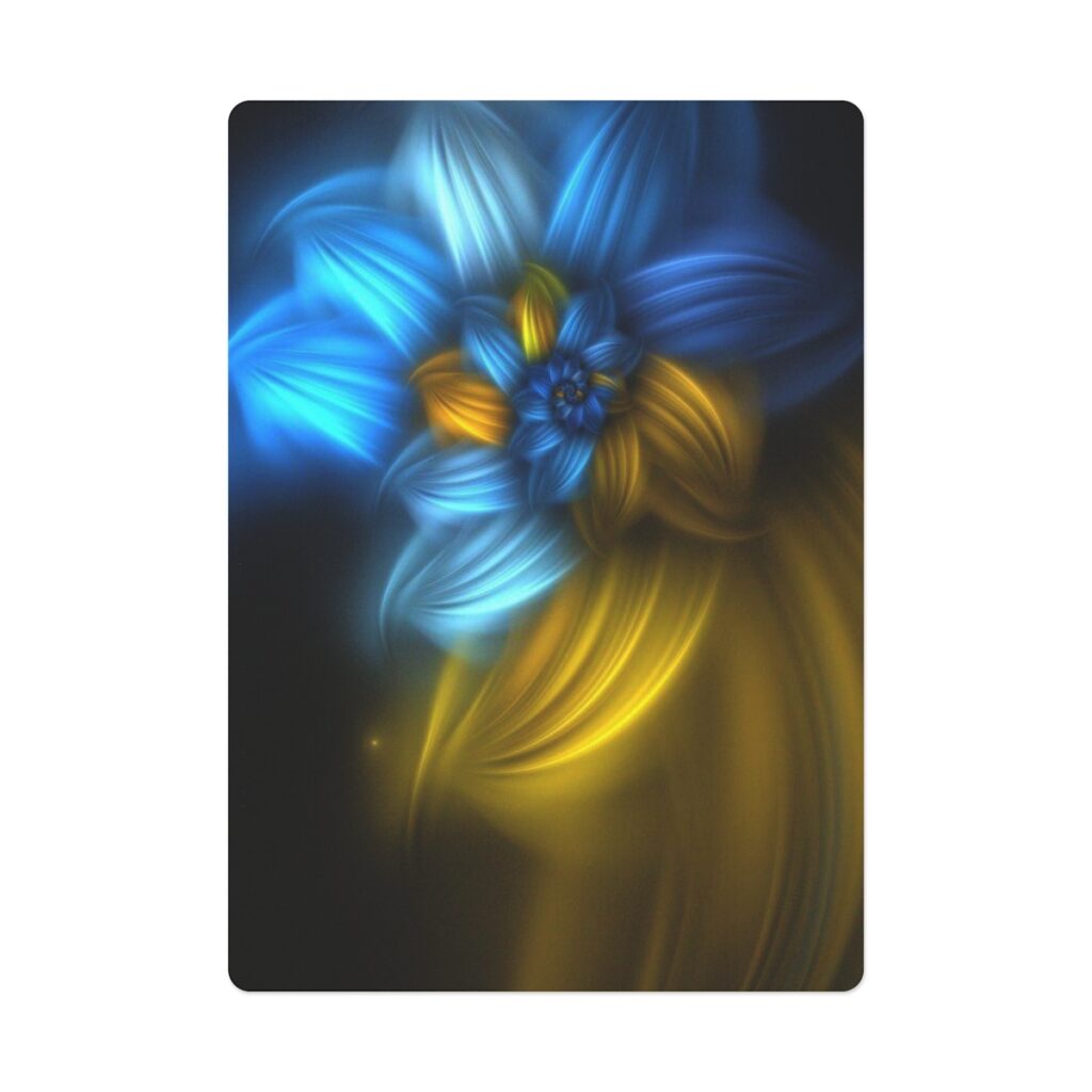 cards “Blue-yellow abstraction”