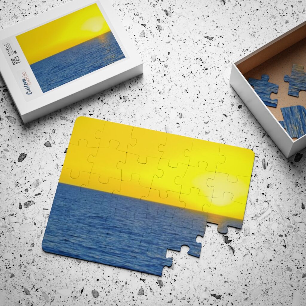 kids’ puzzle “Blue-yellow Sea”