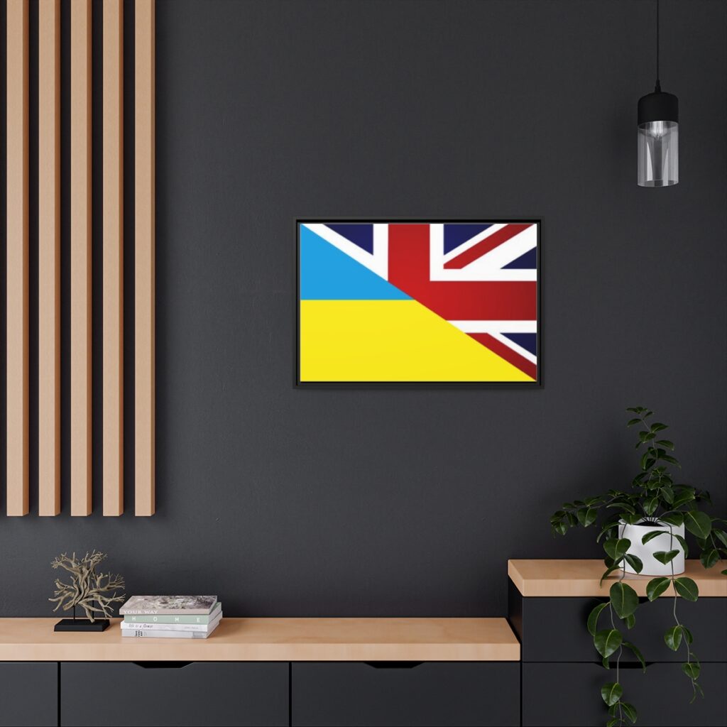 canvas “Ukraine and England”