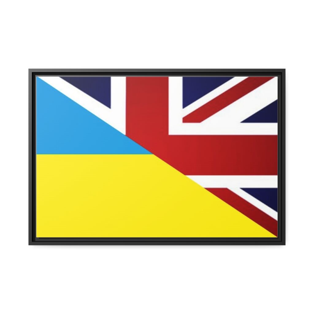 canvas “Ukraine and England”