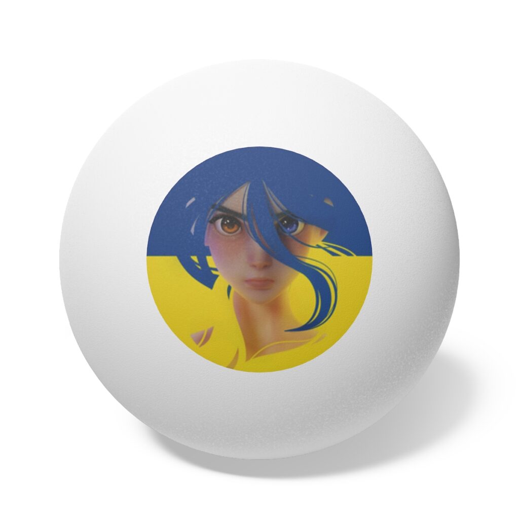 ping pong balls “Ukrainian avatar”