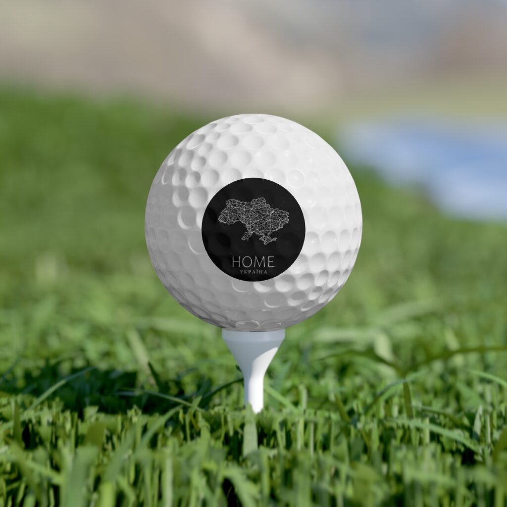 golf balls “Home Ukraine”