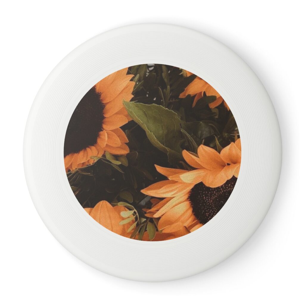 wham-O frisbee “Ukrainian sunflowers”