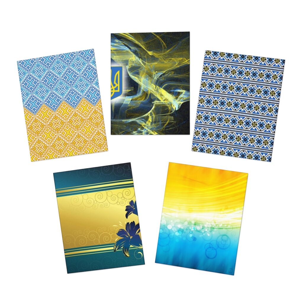 multi-design greeting cards “Ukrainian”