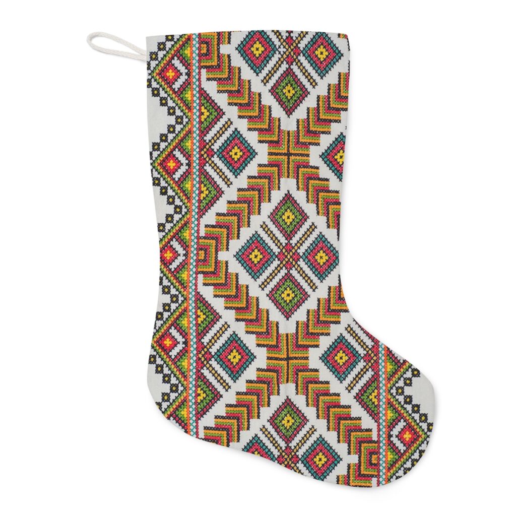 santa stocking “Ukrainian embroidery”