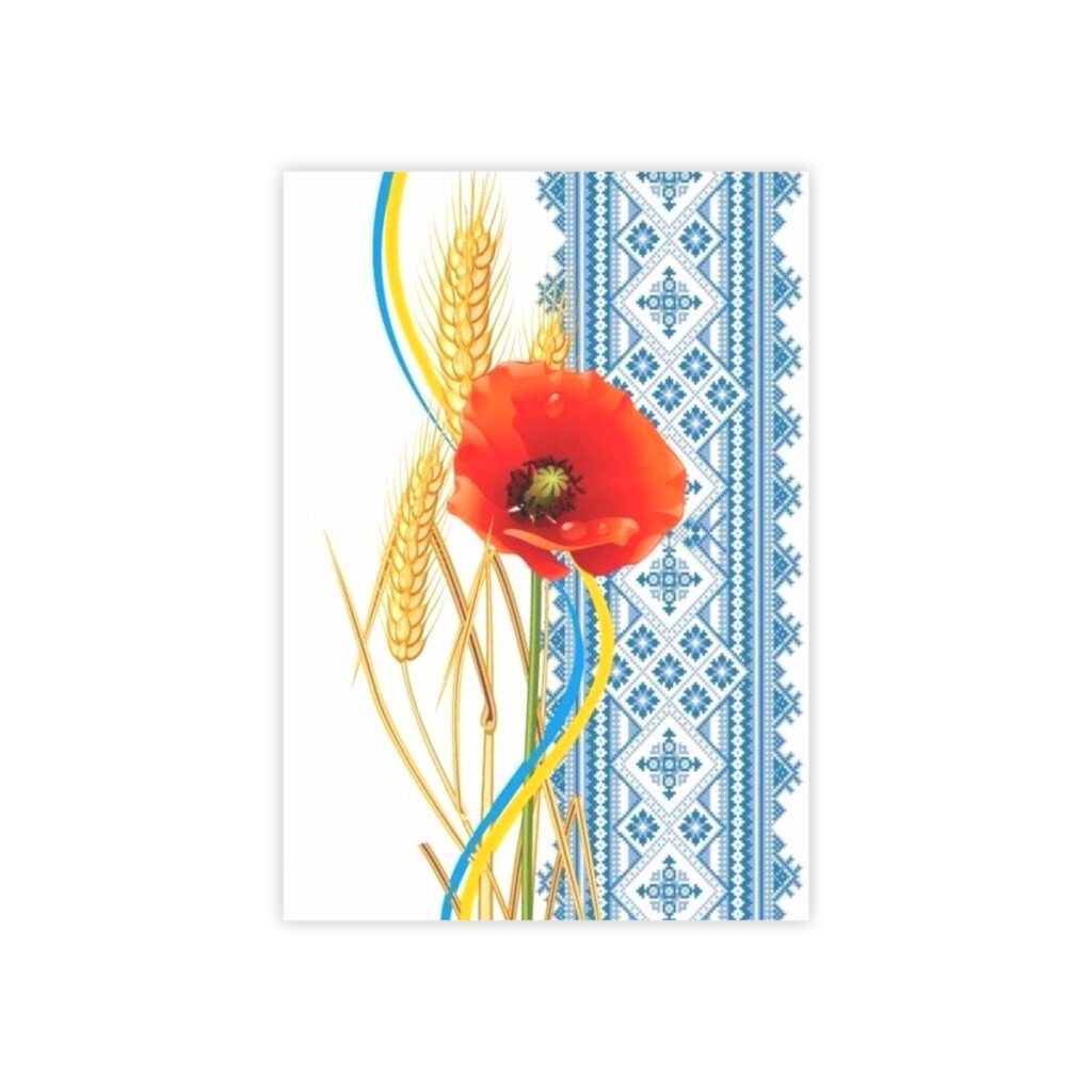 note pads “Ukrainian poppies”