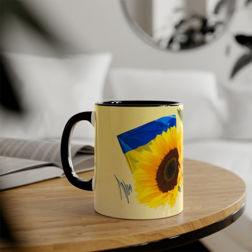 accent mugs “Ukrainian Sunflower”