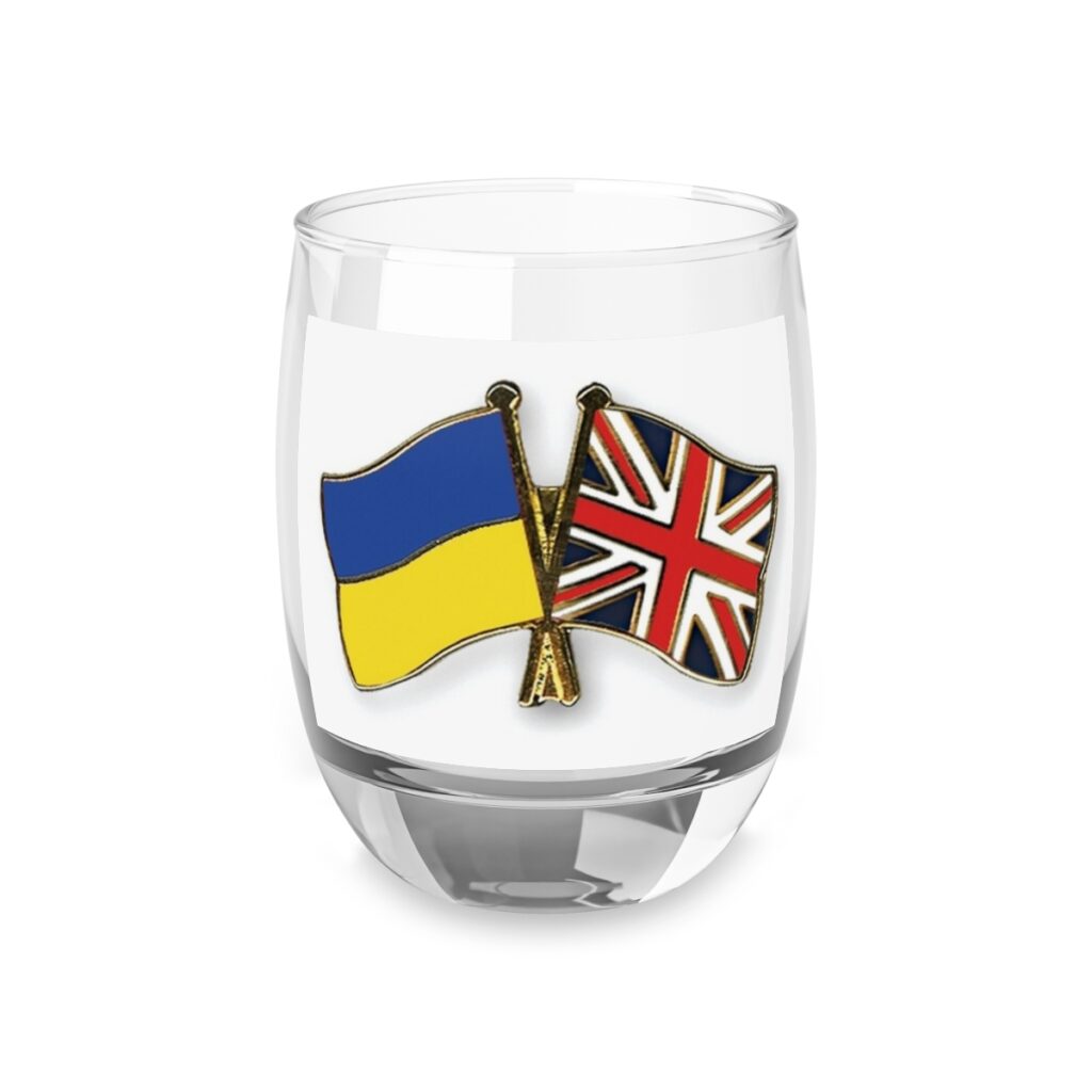 whiskey glass “Ukraine and England”