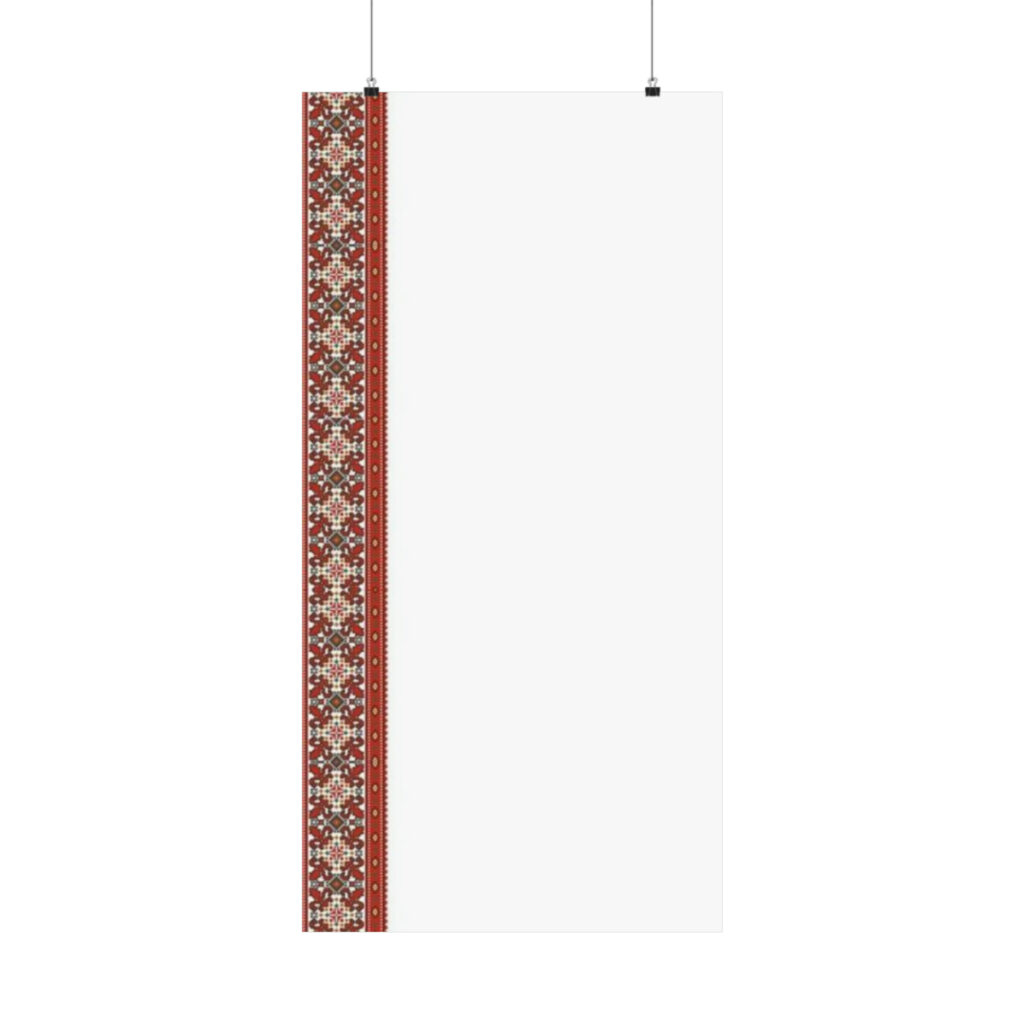 matte vertical posters “Ukrainian embroidery”