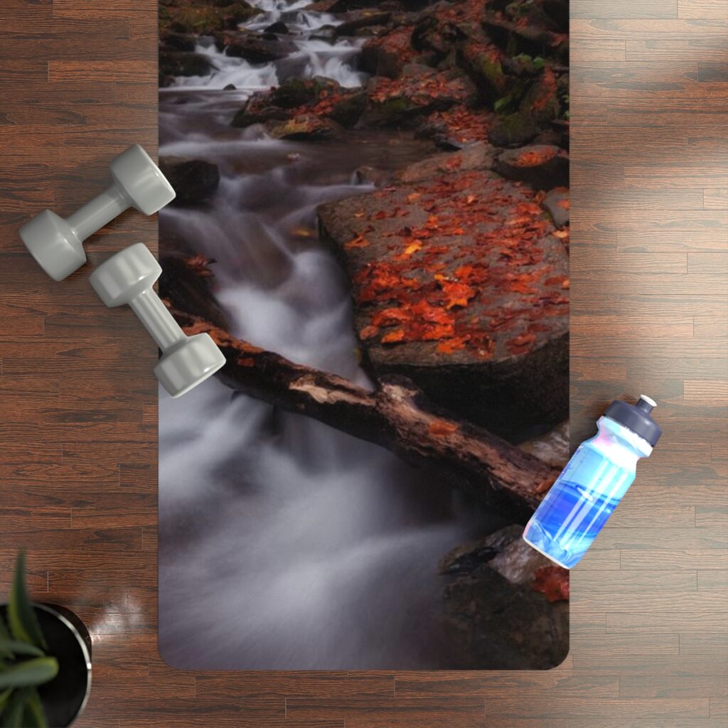 rubber yoga mat “Ukrainian nature”