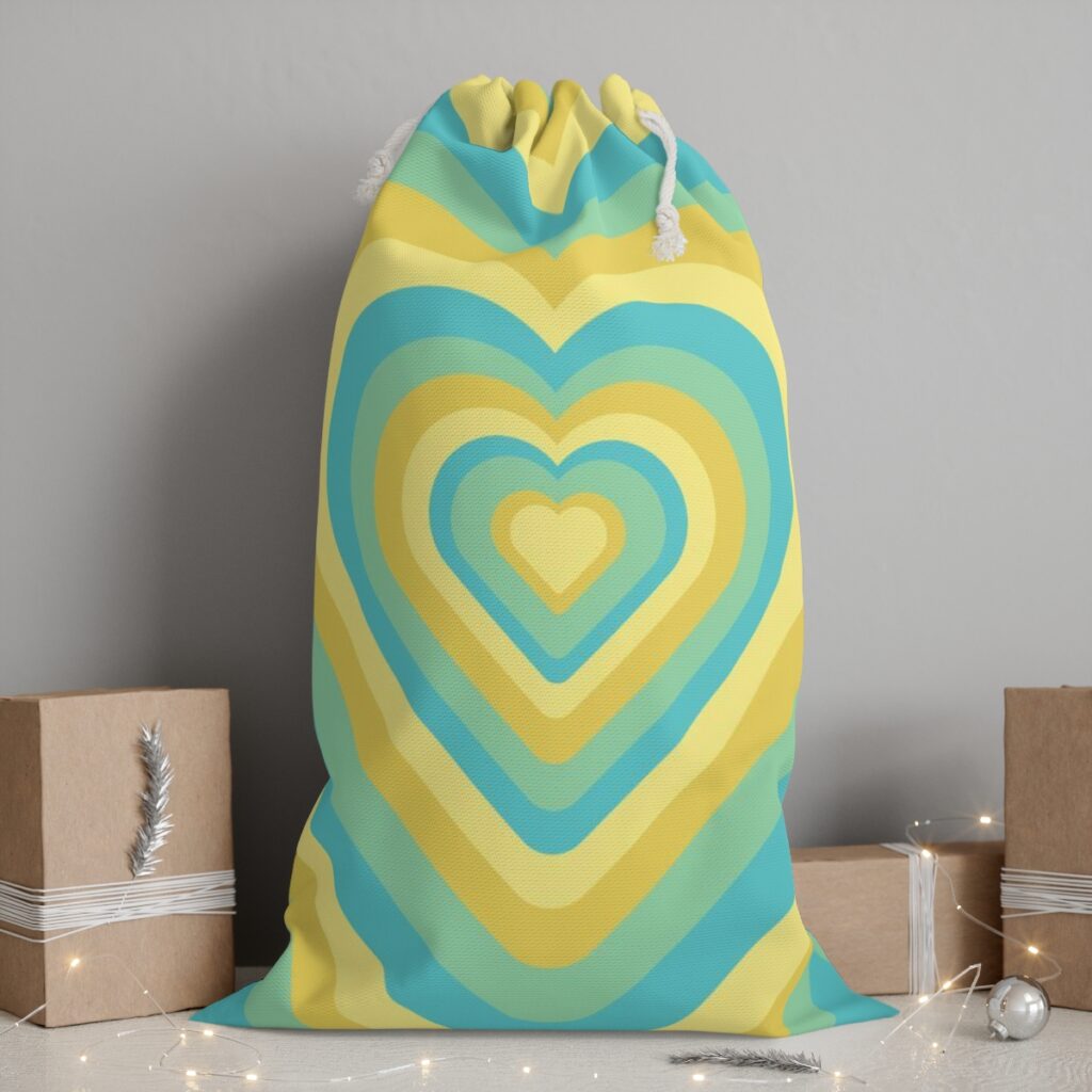 sack “Blue-yellow Heart”