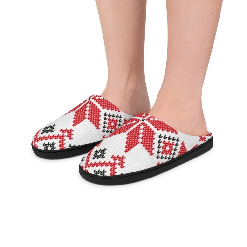 men’s indoor slippers “Ukrainian embroidery”