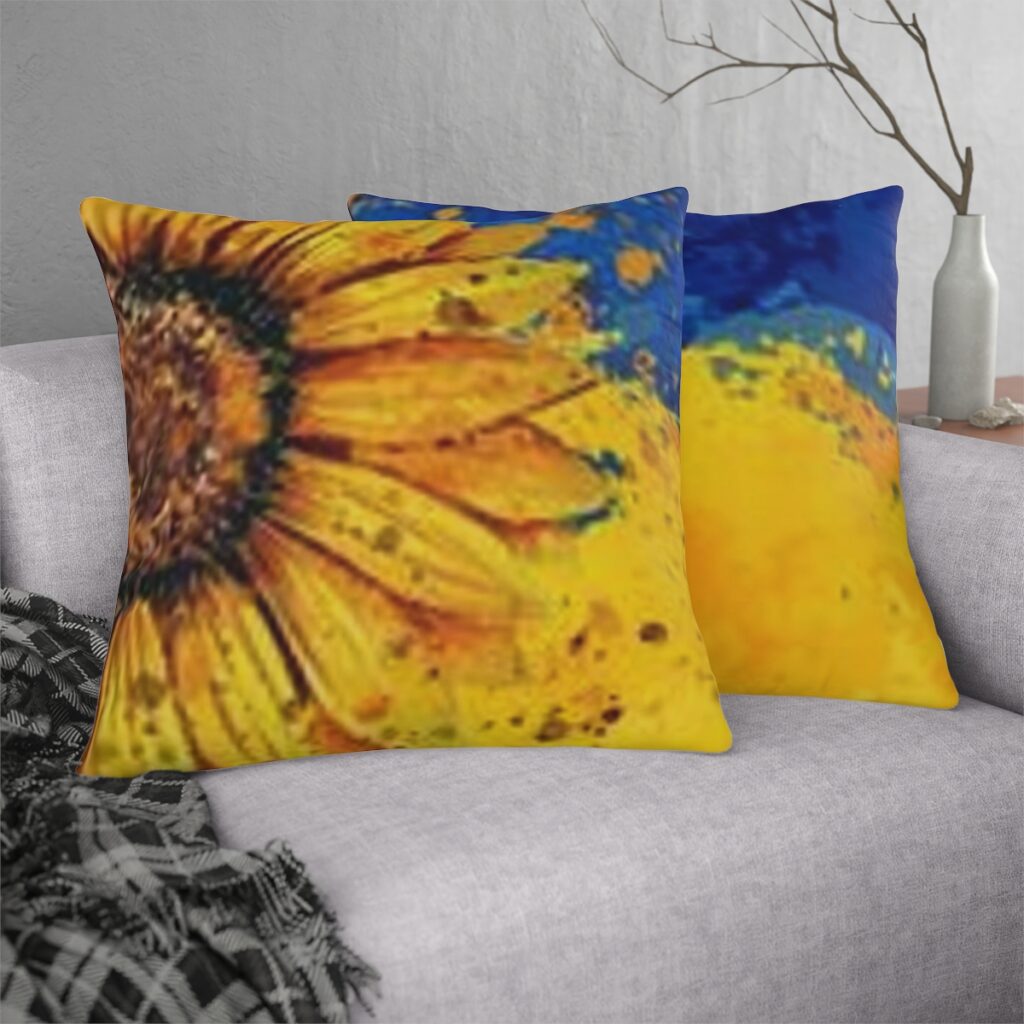 waterproof pillows “Ukrainian sunflower”