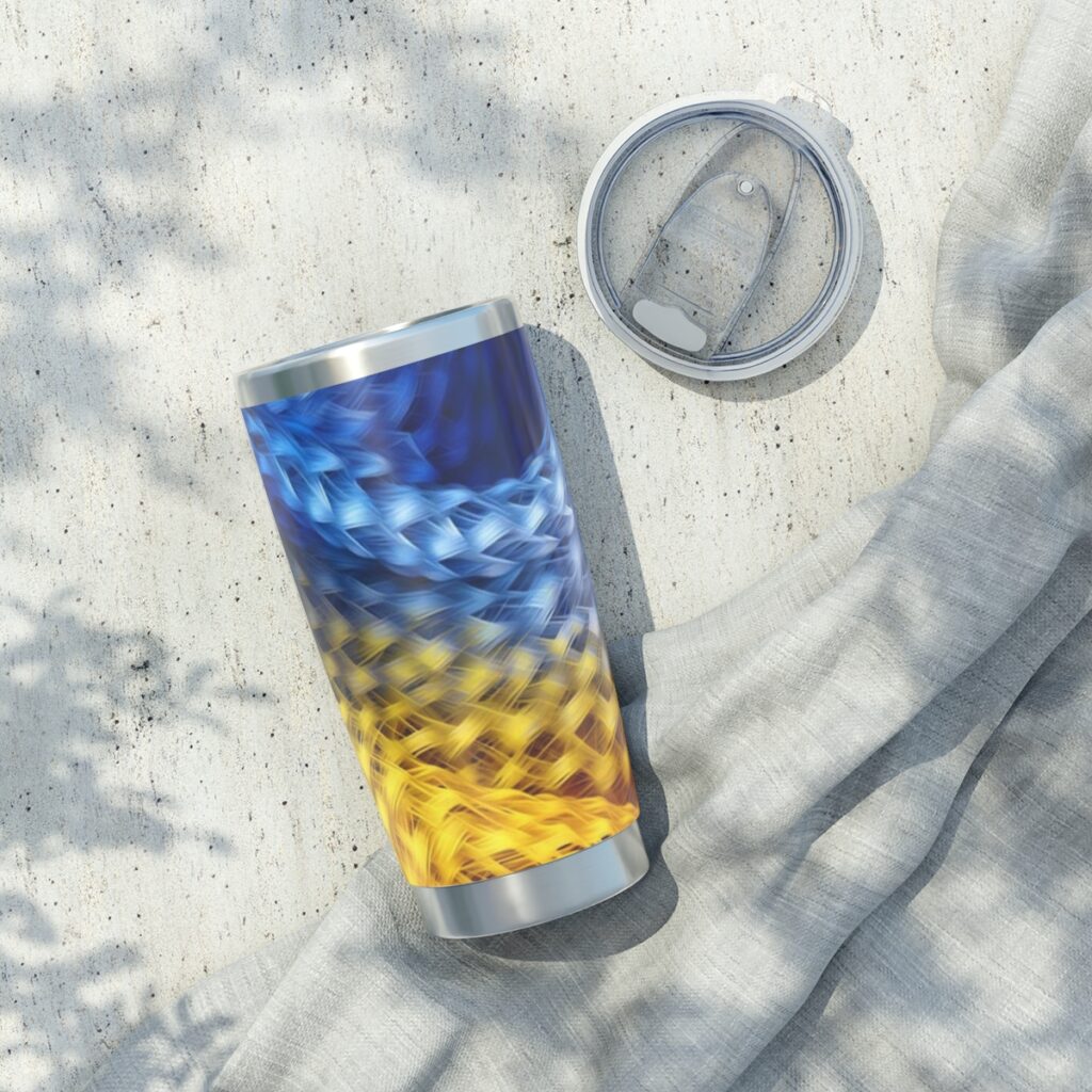 vagabond tumbler “Blue-yellow”