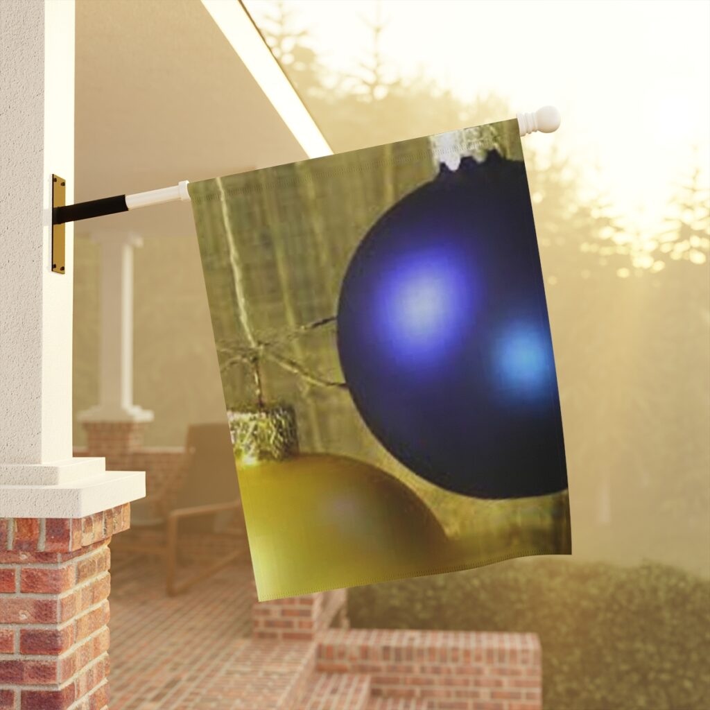 garden & house banner “new year’s balls”