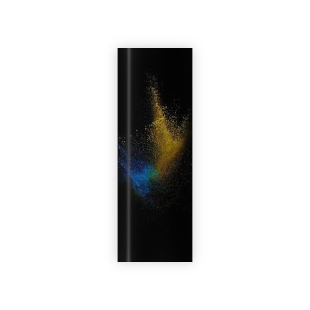 gift wrapping paper rolls “Blue-yellow dust”