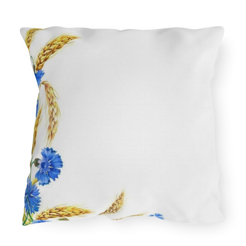 outdoor pillows “Ukrainian Cornflowers”