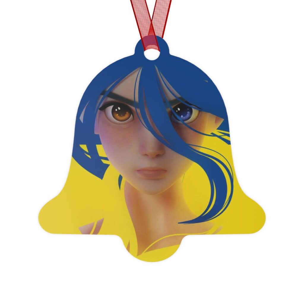 metal ornaments “Blue and Yellow Avatar”