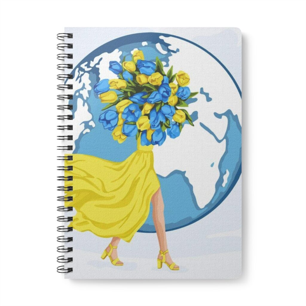 wirobound softcover notebook “Ukrainian style”