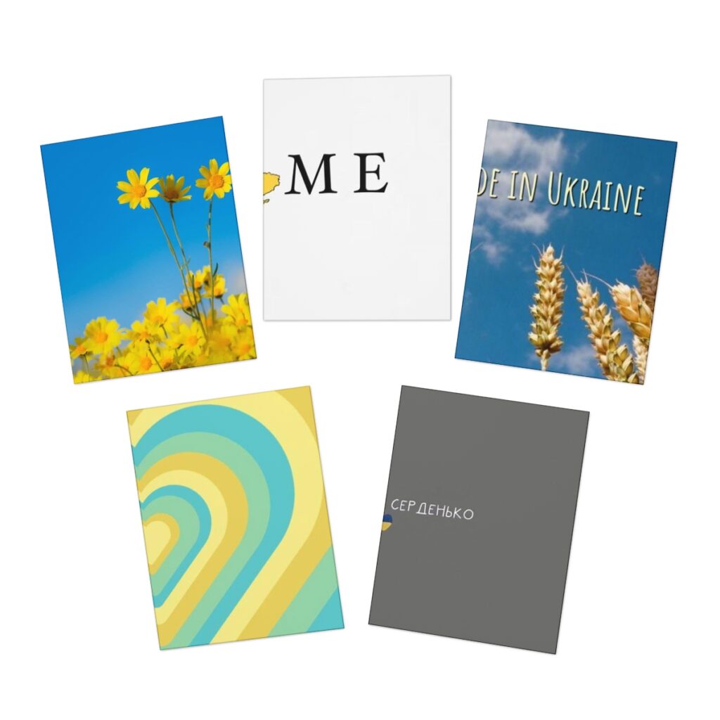 multi-design greeting cards “Ukrainian”