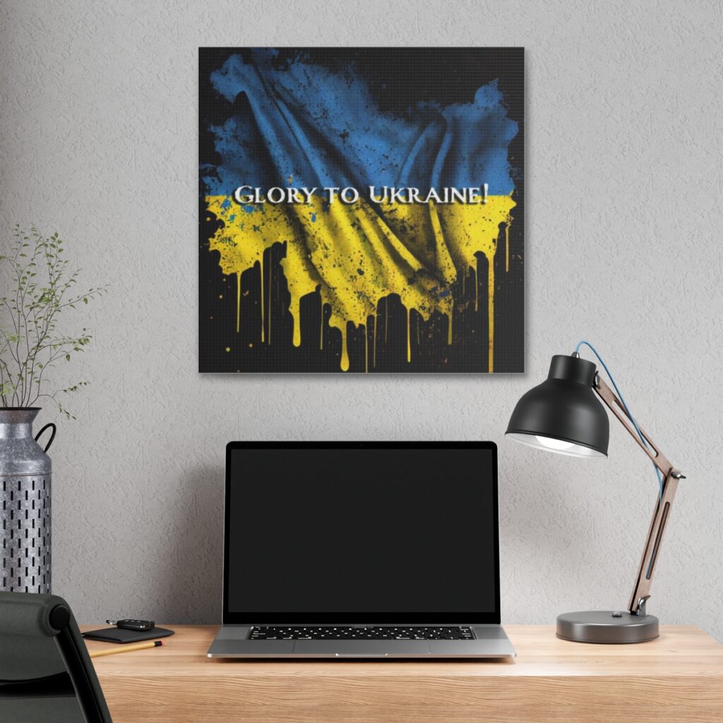 polyester canvas “Glory to Ukraine”