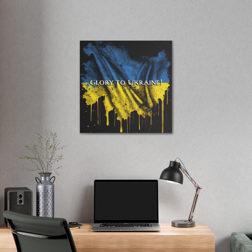 polyester canvas “Glory to Ukraine”