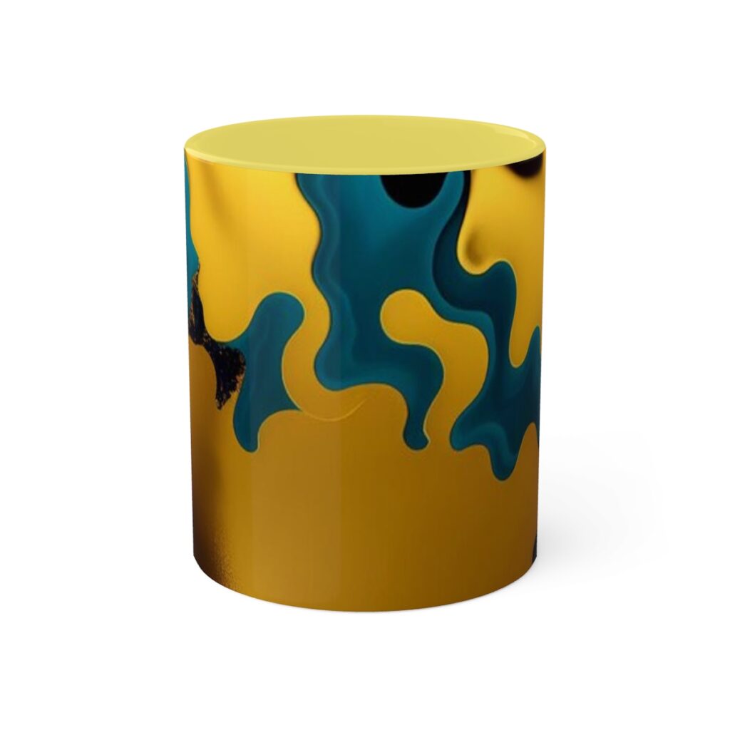 colorful mugs “Blue-yellow”